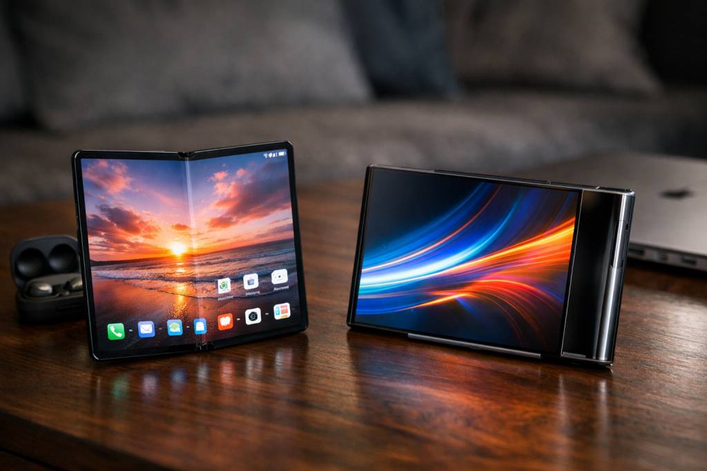 Inside the world of foldable phones and rollable screens